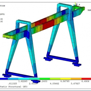 Ap^T(mn)ʽؙC(j)Ԫ finite element analysis of A type girder hook ga ...